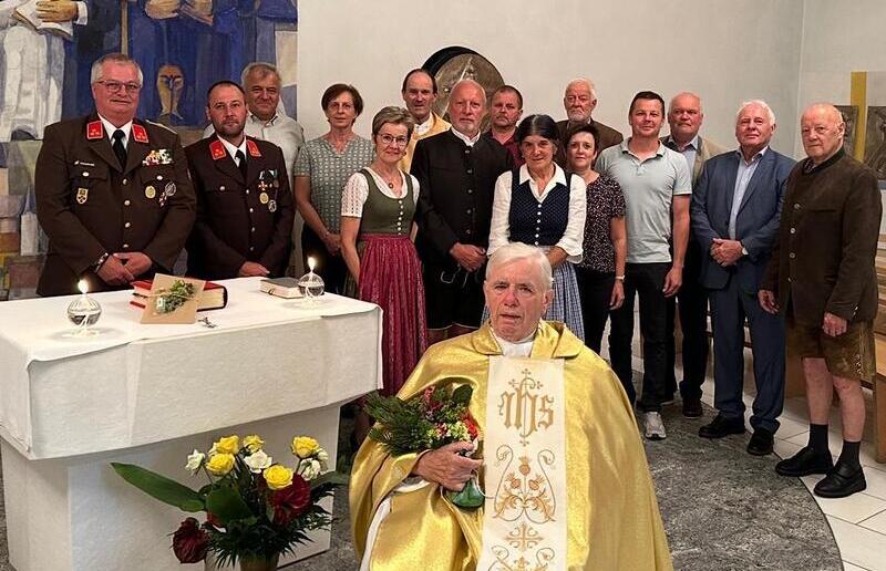 Pater Bernhard 60-jähriges Priesterjubiläum / Pfarre Wildalpen