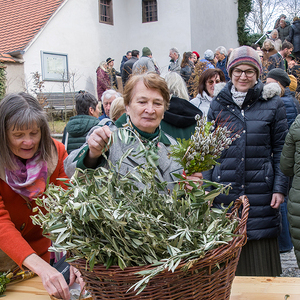 Palmweihe wird zu einem lebendigen Gottesdienst.